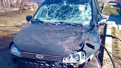 артобстріл Нікополя, атаки РФ, 22 лютого, авто, поранені