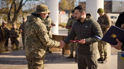 Волинянин отримав від президента нагороду за участь у звільненні Херсонщини