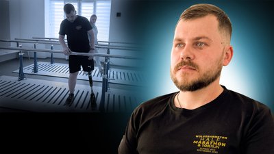 Як відновлюється після протезування ветеран ЗСУ Владислав Ковтун із Полтави
