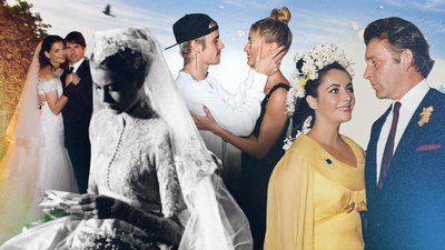 зіркові весілля, красиві наречені, зірки одружуються