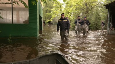 Підтоплення в селі Хрещатик Черкаського району
