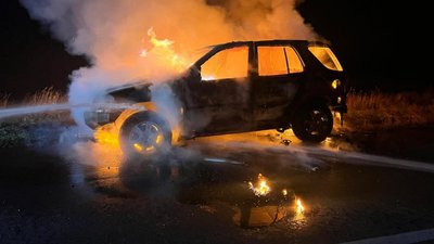 Автівка пожежа