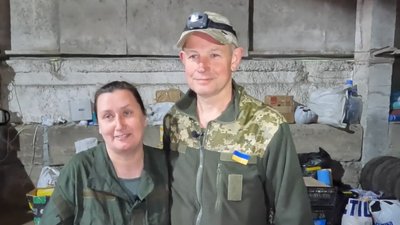 Були разом на Майдані, а тепер — у теробороні. В 103 бригаді Сил ТрО служить подружжя з Львівщини