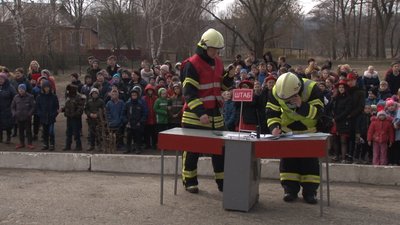 На Черкащині ліцеїсти відпрацьовували дії під час пожежі