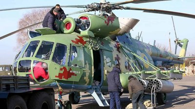 В Запоріжжі готують до передачі у ЗСУ гелікоптер Мі-8