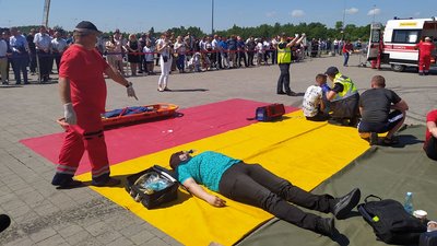 Пожежа, ДТП та витік аміаку: у Львові відбулись навчання рятувальників Пожежа, ДТП та витік аміаку: у Львові відбулись навчання рятувальників