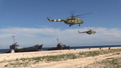 У Чорному морі відбулися навчання корабельно-десантної групи ВМС У Чорному морі відбулися навчання корабельно-десантної групи ВМС