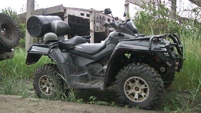 Компактний та маневровий. Бійці Нацгвардії тестують квадроцикл для виконання завдань на Донеччині Компактний та маневровий. Бійці Нацгвардії тестують квадроцикл для виконання завдань на Донеччині