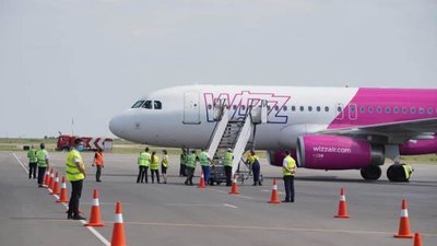 Запорізький аеропорт прийняв перший рейс лоукоста Wizzair з Будапешта