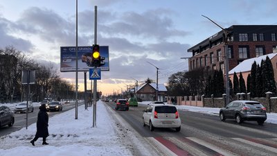 Біля перехрестя Стрийська — Максимовича у Львові запрацюють нові світлофори