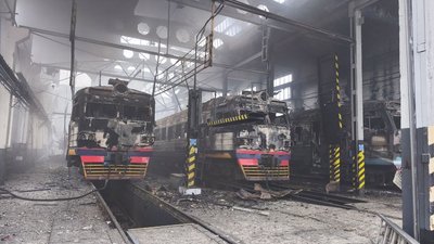 Вокзал у Фастові, пошкоджений атакою РФ 