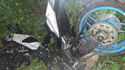 Мотоцикл на місці подій