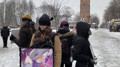 "Відкрий очі". У Вінниці пройшла акція на підтримку веганства