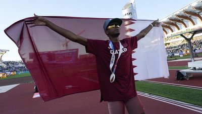 Катарець Баршим став найтитулованішим стрибуном на рівні чемпіонатів світу. Він побив рекорд Сотомайора