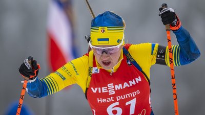 Юлія Джима, біатлоністка збірної України в сезоні Кубка світу 2025/26