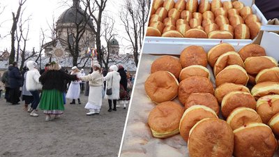 Просто неба. У Львові організували Святвечір для бездомних