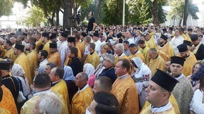 Варфоломій та Епіфаній провели спільну літургію у Києві Варфоломій та Епіфаній провели спільну літургію у Києві
