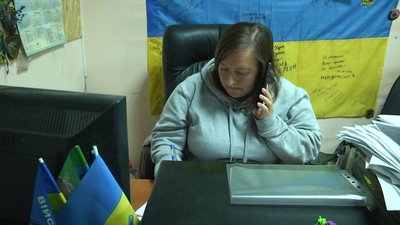 Наталя Дзекар приймає інформацію про безвісти зниклого військовослужбовця. 6 листопада 2022 рік Наталя Дзекар приймає інформацію про безвісти зниклого військовослужбовця. 6 листопада 2022 рік