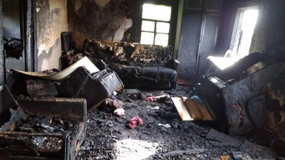 На Житомирщині на пожежі у приватному житловому будинку загинула власниця оселі