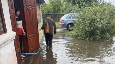 Негода, ДСНС, дорога, Житомирщина, дощ, злива, вітер