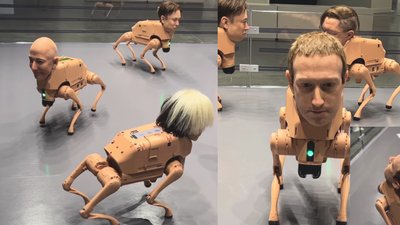 Собаки-роботи Beepl на Art Basel Miami
