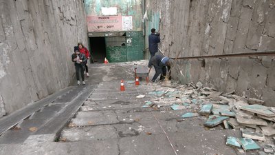 У Рівному ремонтують підземний перехід, який не всіх влаштовує
