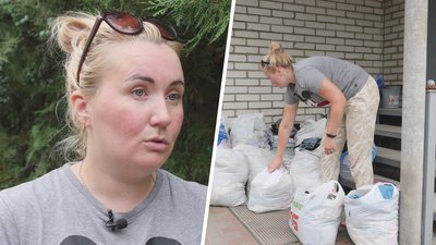"Футболка закриє БТР": у Харкові волонтерка збирає вживаний одяг для маскувальних сіток