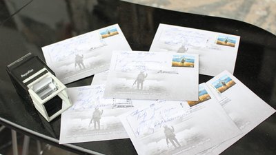 У Чернігові погасили першу поштову марку воєнного часу «Русскій воєнний корабль…!»
