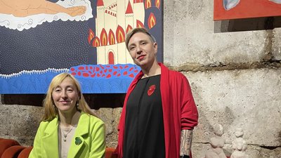 кураторка виставки і художниця, Тернопіль, 12 квітня, 2024