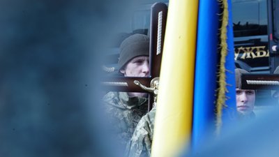 У Львові попрощалися з офіцерами, які загинули через авіаудар по Яворівському полігону