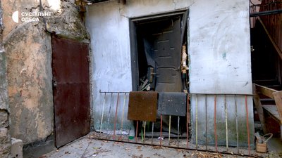 Зруйнований будинок в Одесі після атаки Росії Зруйнований будинок в Одесі після атаки Росії