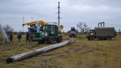 Енергетики відновили високовольтну лінію, яка допоможе запустити прісну воду до Миколаєва