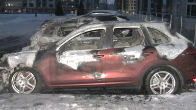 Двом жителям Кіровоградщини оголосили про підозру за підпал автомобілів у Києві