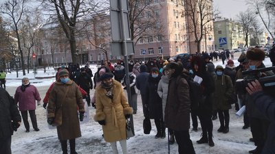 Жителі Житомира втретє вийшли протестувати проти підвищення тарифів (ОНОВЛЮЄТЬСЯ)