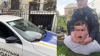 У Львові чоловік кинув гранату в авто поліції