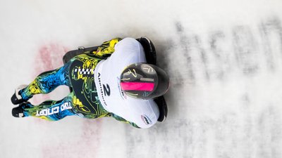 Владислав Гераскевич на етапі Кубка світу зі скелетону