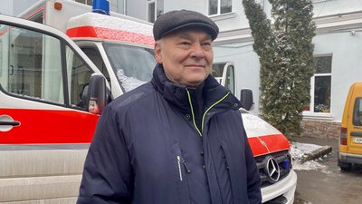 Житомирська громада отримала ще одну швидку від іноземних партнерів Житомирська громада отримала ще одну швидку від іноземних партнерів