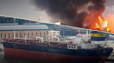 Ураження танкера тіньового флоту Росії