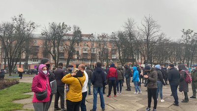 Акція протесту біля ОДА Акція протесту біля ОДА
