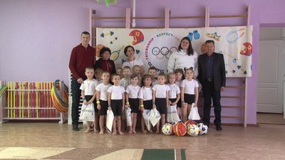 Олімпійський урок для дітей Кам'янки від Діани Залевської