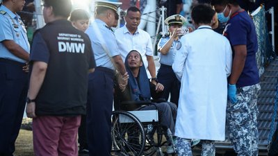 Член екіпажу судна M/V Devon Bay, який вижив після затоплення судна