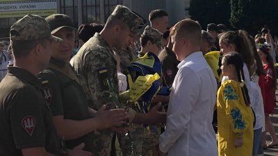 День Державного прапора України відзначили на Соборному майдані у Житомирі