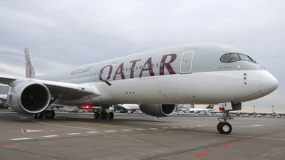 Пасажирський літак компанії Qatar Airways