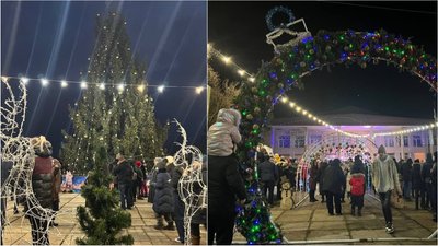 Які ялинки запалили на Кіровоградщині Які ялинки запалили на Кіровоградщині