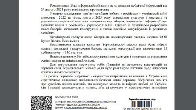 Вшанування загиблих бійців "Ціна війни": Тернопільська міськрада про вартість конструкцій Вшанування загиблих бійців "Ціна війни": Тернопільська міськрада про вартість конструкцій