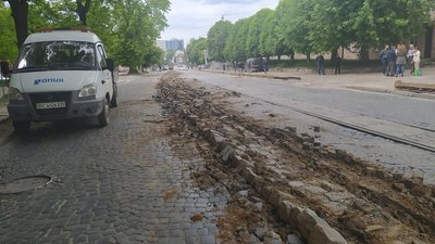 У Львові частину вулиці Шевченка закрили на ремонт У Львові частину вулиці Шевченка закрили на ремонт