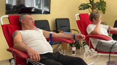 У Хмельницькому ветерани та містяни здавали кров для ЗСУ, 16 чернвя 2026 року