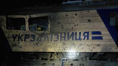 електровоз, атака на залізничну станцію, Дніпро