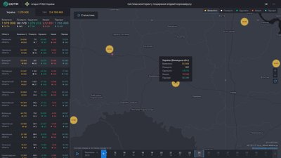 COVID-19 на Вінниччині. Понад 616 нових випадків та 20 летальних
