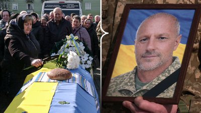 Прощання з військовим Павлом Коркішком